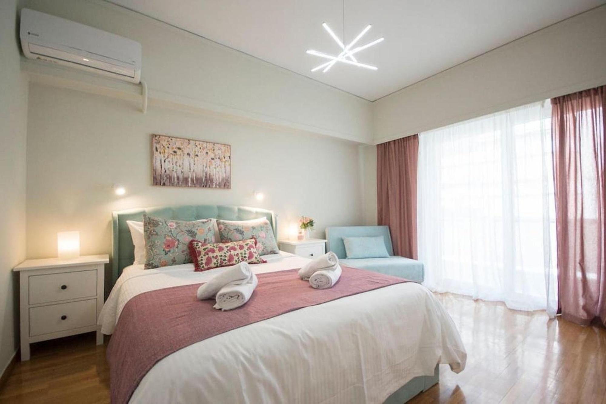 Alkuoni Lux Flat At Pfaliro Atenas Exterior foto